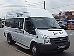 Бесплатный автобус Genser в пункт аренды автомобилей АрендаАвто-вль на Новорязанском шоссе